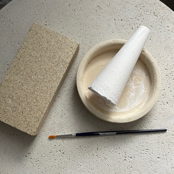 Other Borax Cone Borax Dish Solder Block And Flux Brush Poshmark
